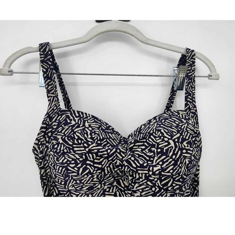 Bond-Eye Australia Nip Tuck Joanne Tummy Control Size 6 Blue‎ Ivory Navy - Picture 4 of 11